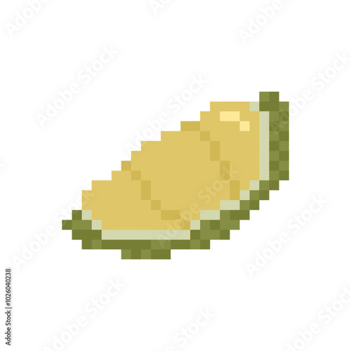 big durian fruit pixel art
