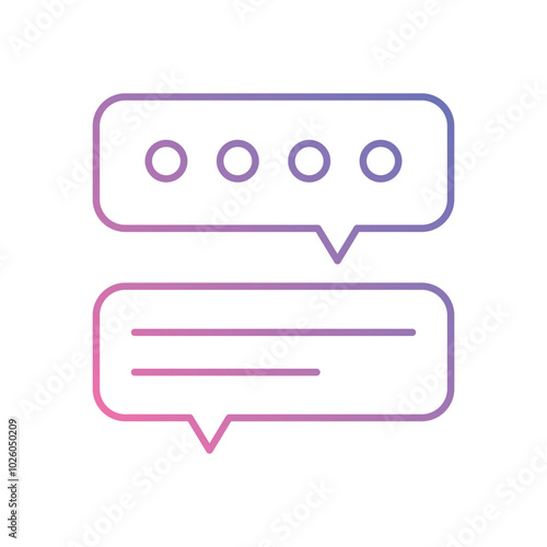 Commuication vector icons stock illustration