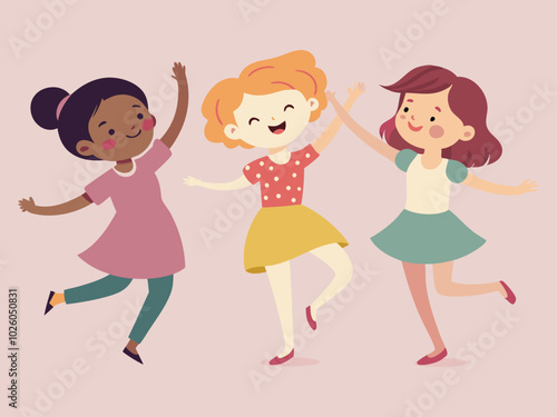 girls dancing