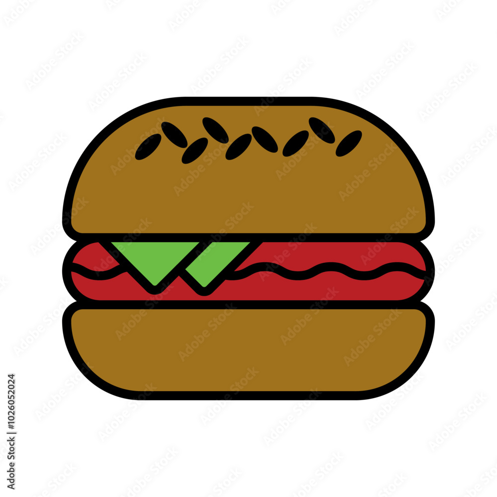 Burger icon. cheese burger Symbol. hamburger sign. for mobile concept and web design. Burger icon. cheese burger Symbol. hamburger sign. for mobile concept and web design.