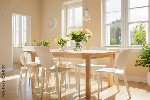 modern dining room