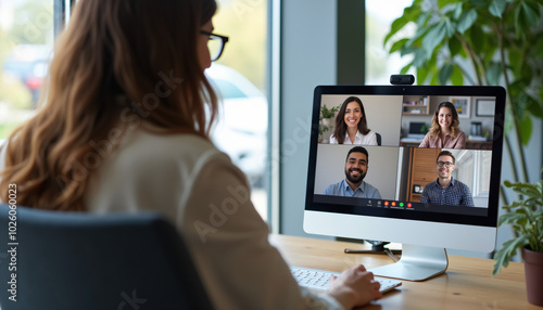Video Meeting with Remote Team