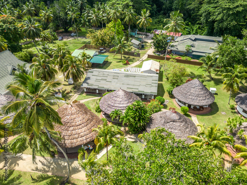 View of  Praslin Island Seychelles