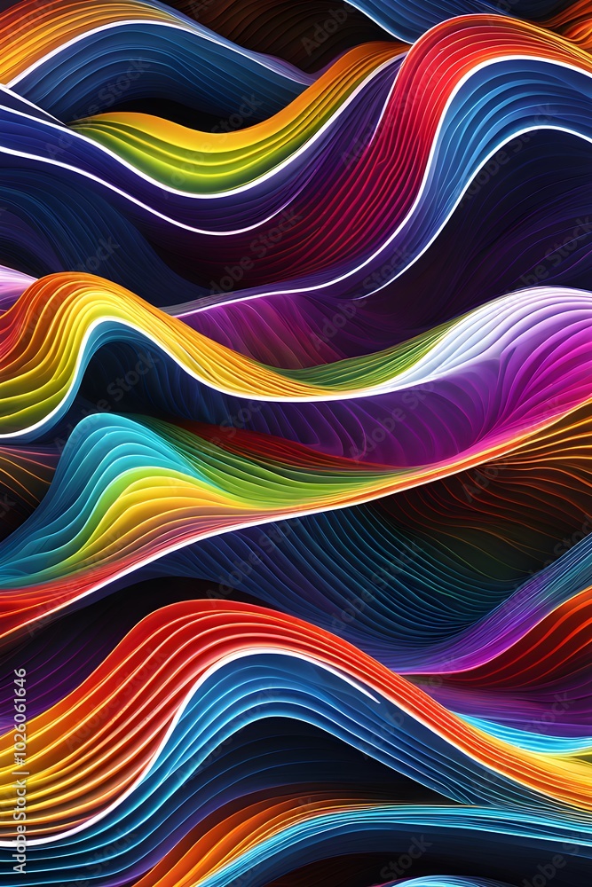 abstract colorful wave background abstract colorful wave background