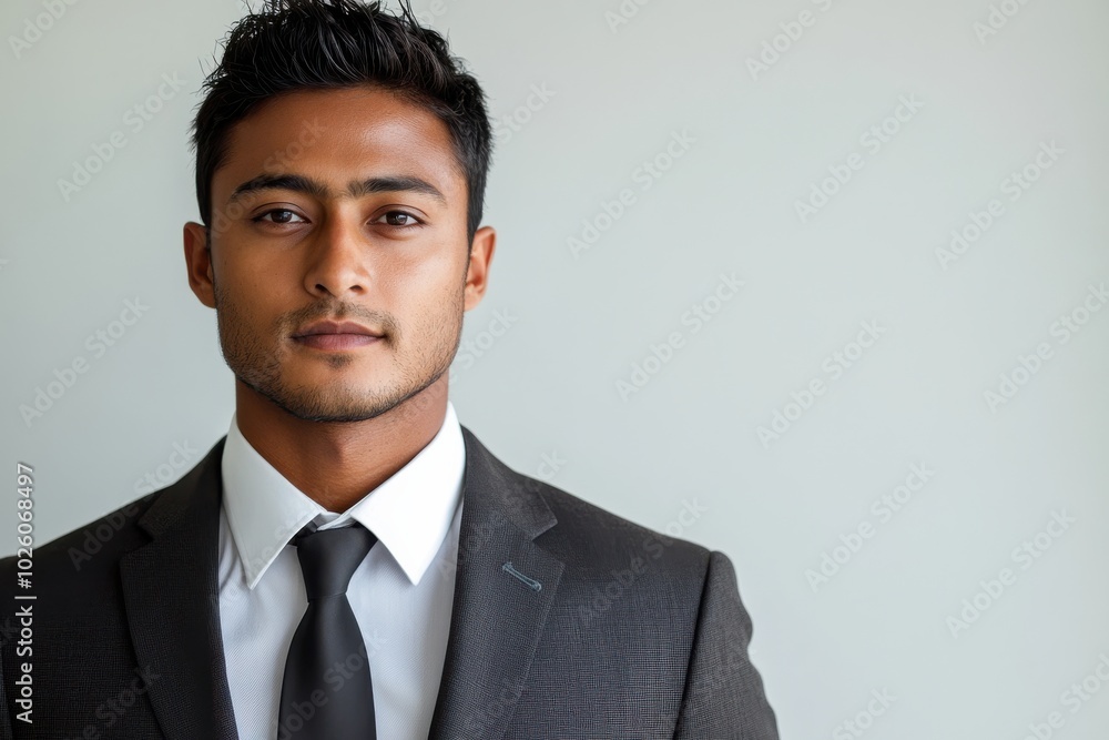 Confident Indian young businessman Confident Indian young businessman