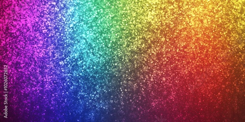 A colorful abstract background with a gradient of rainbow colors and a glittering texture.