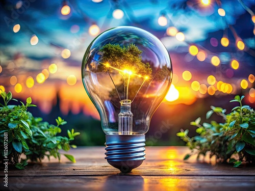 In 2025, the lightbulb signifies innovative ideas and progressive business strategies, illuminating the path toward future advancements and transforming challenges into opportunities for success. photo