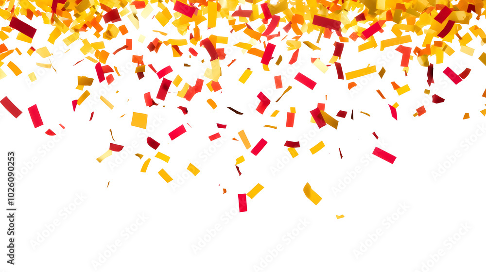 Obraz premium Super Bowl celebration confetti falling down