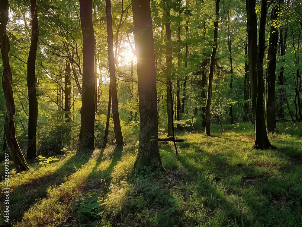 Naklejka premium Wald