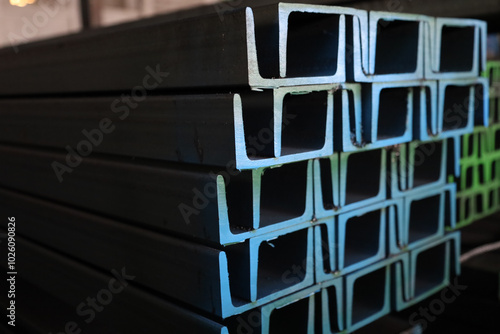 steel pipe product group square pipe Construction steel products such as black steel pipes, image ideas, examples of steel products.metal warehouse industry, 