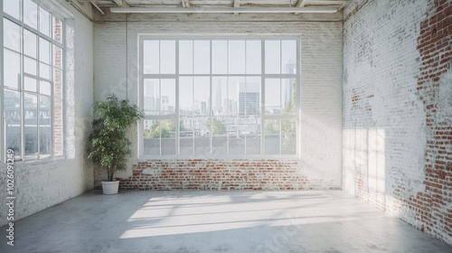 Sunlit Urban Loft Space