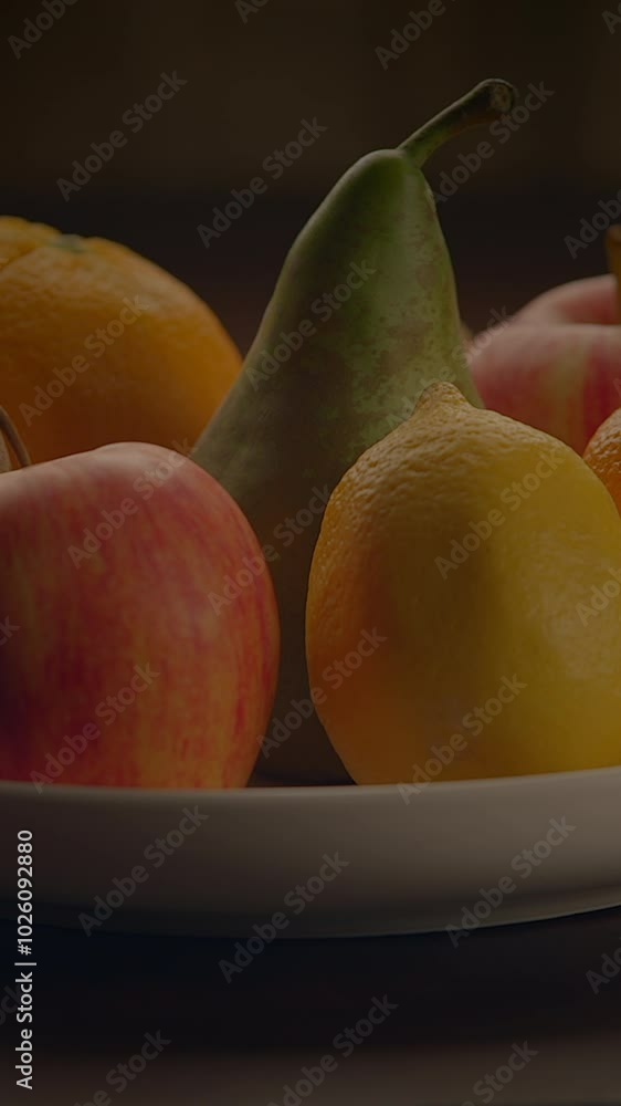 An Exquisite and Colorful Fruit Display Beautifully Arranged on an Elegant Decorative Plate An Exquisite and Colorful Fruit Display Beautifully Arranged on an Elegant Decorative Plate