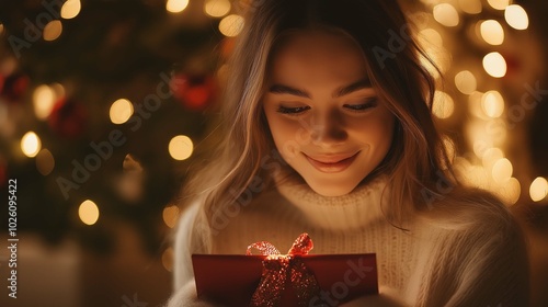 Joyful Christmas Gift Card Surprise Moment