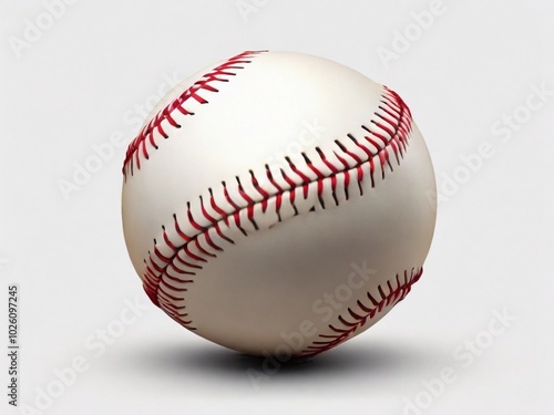 Clean Softball Cutout with Transparent Background for Easy Editing