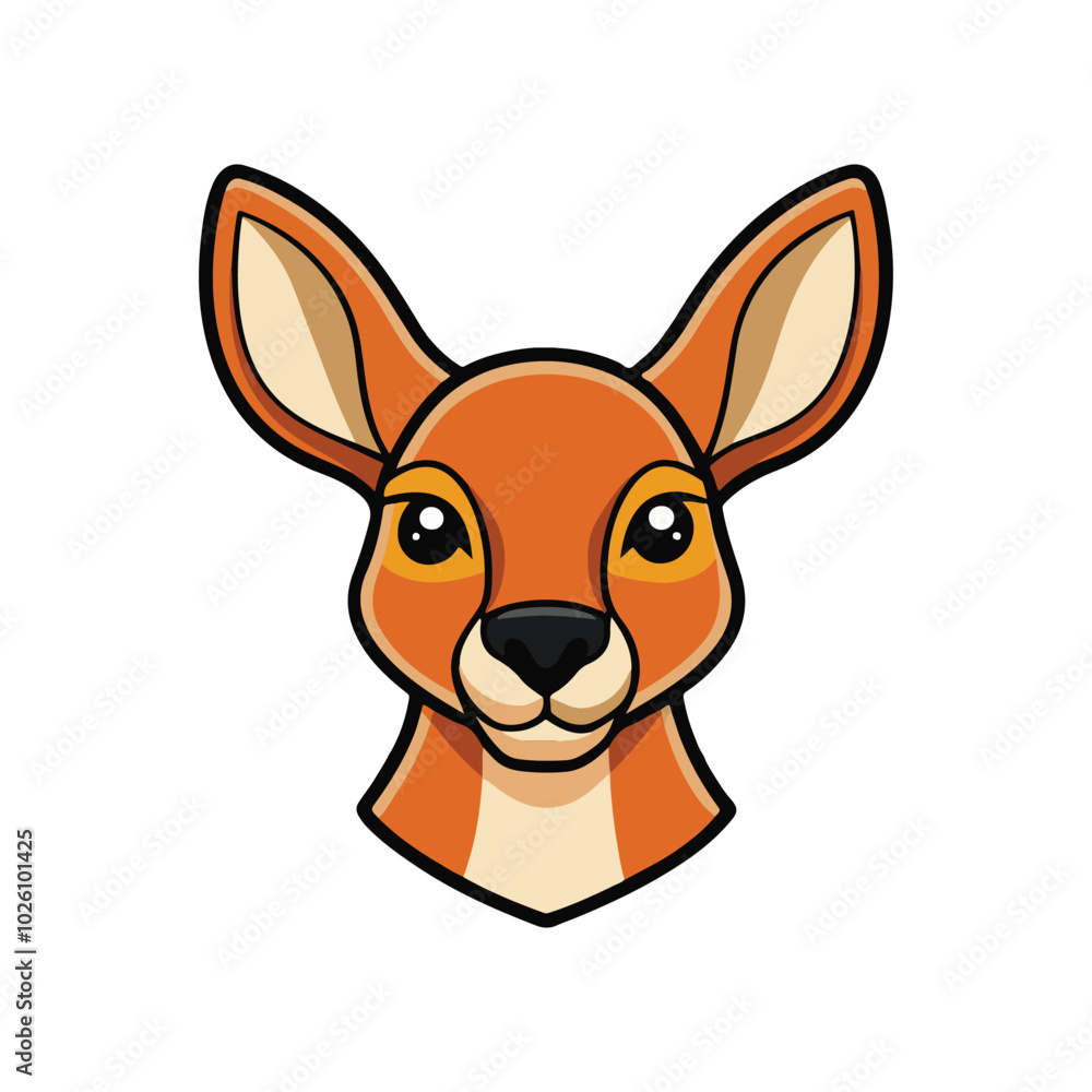 Kangaroo Head Vector Illustrations. Kangaroo Head Vector Illustrations.