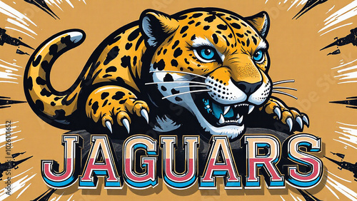 Jaguars Team Mascot name digital file for tshirt print, svg, ai, png, pdf