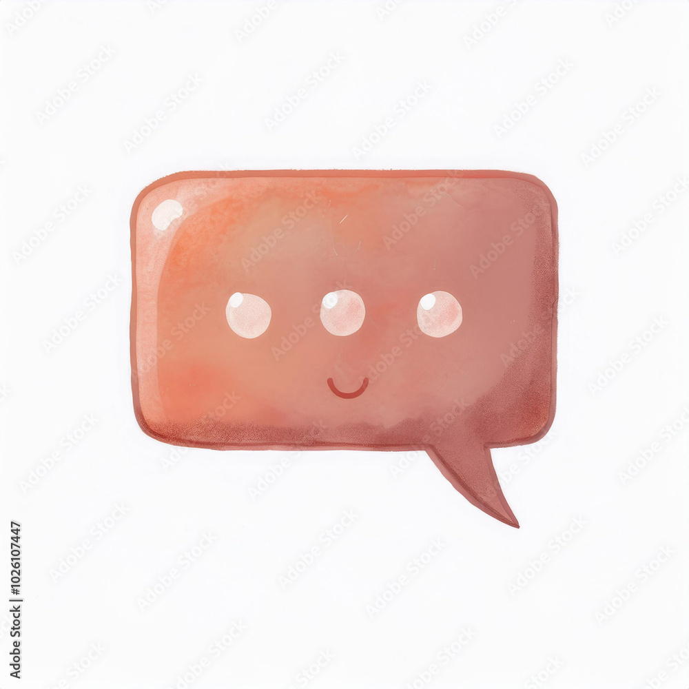 Bubble Chat Illustration Online Communication Concept Bubble Chat Illustration Online Communication Concept