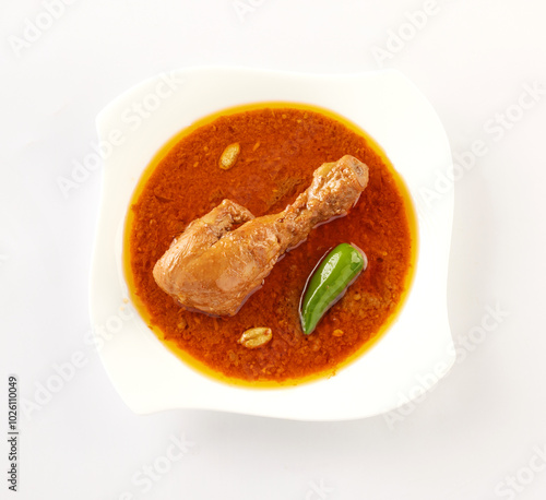 Chicken Korma or Chicken Qorma, a popular indian cuisine. photo