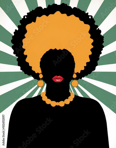 Black woman illustration