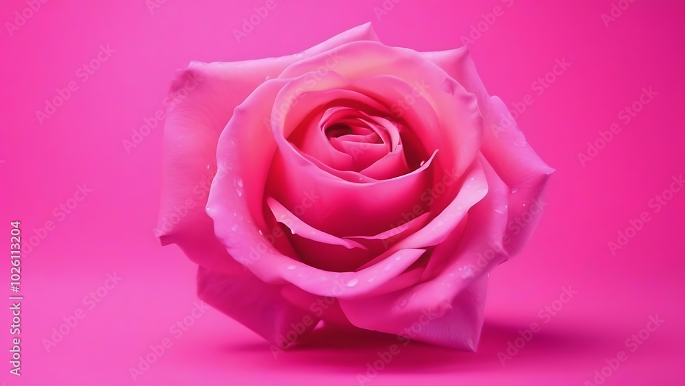 pink rose isolated on pink background. pink rose isolated on pink background.