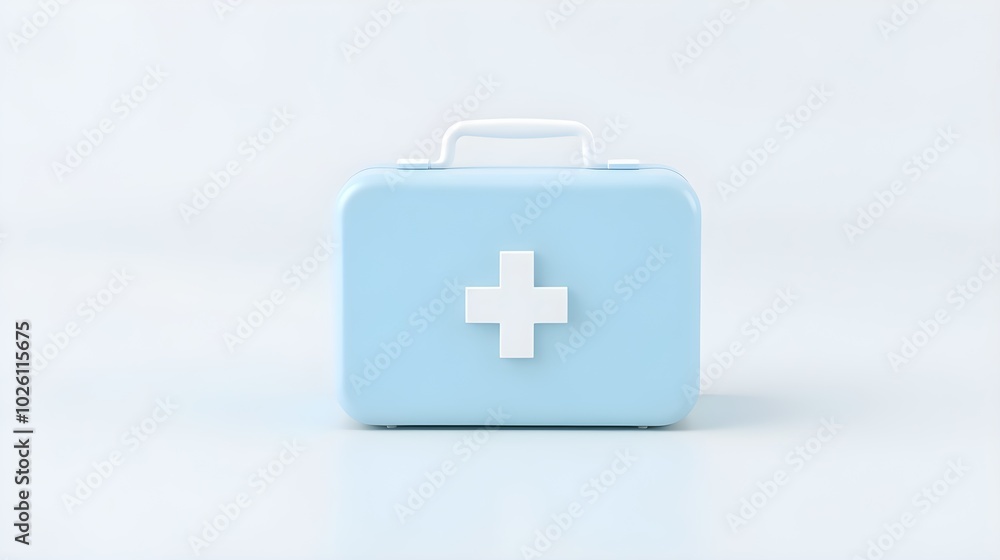 Fototapeta premium Minimal First Aid Icon