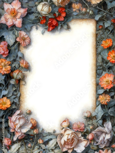 frame of leaves