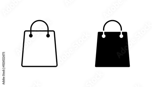 Bag icon concept. Stock vector