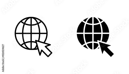 Internet icon concept. Stock vector