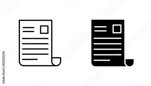 News icon concept. Stock vector