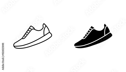 Shoes icon concept. Stock vector