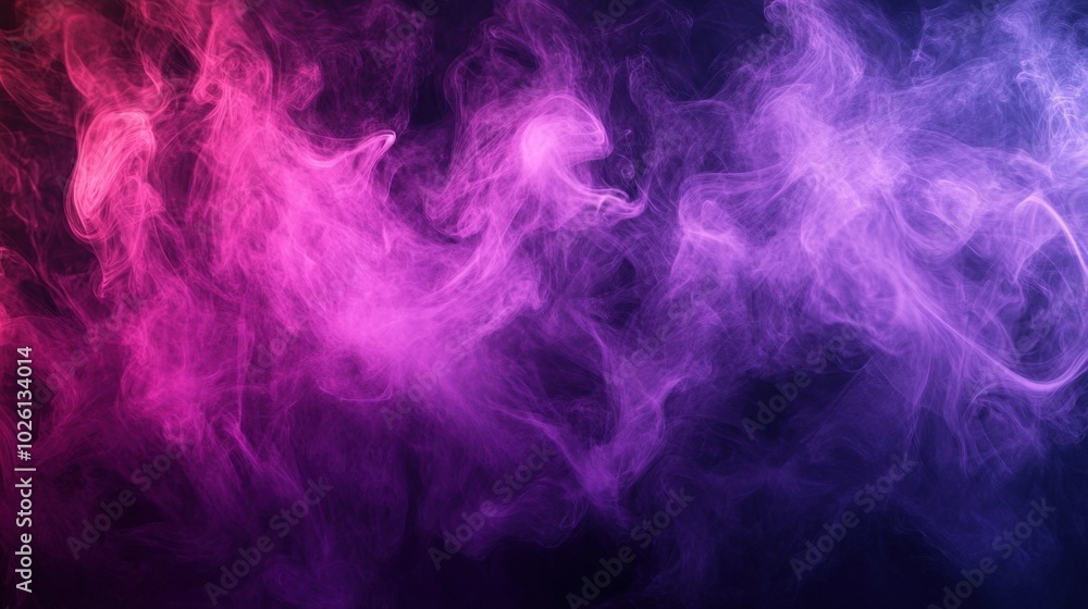 Dynamic violet and magenta smoke swirls, creating an abstract and flowing pattern, soft gradients, , ideal for themes of creativity, artistry, and visual effects. Dynamic violet and magenta smoke swirls, creating an abstract and flowing pattern, soft gradients, , ideal for themes of creativity, artistry, and visual effects.