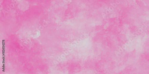 pink wall background. pink watercolor background painted empty smooth paper texture, Pink watercolor texture with fogg and clouds, abstract vintage seamless concrete dirty cement .