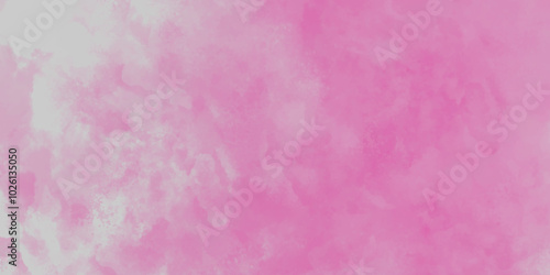 pink wall background. pink watercolor background painted empty smooth paper texture, Pink watercolor texture with fogg and clouds, abstract vintage seamless concrete dirty cement .