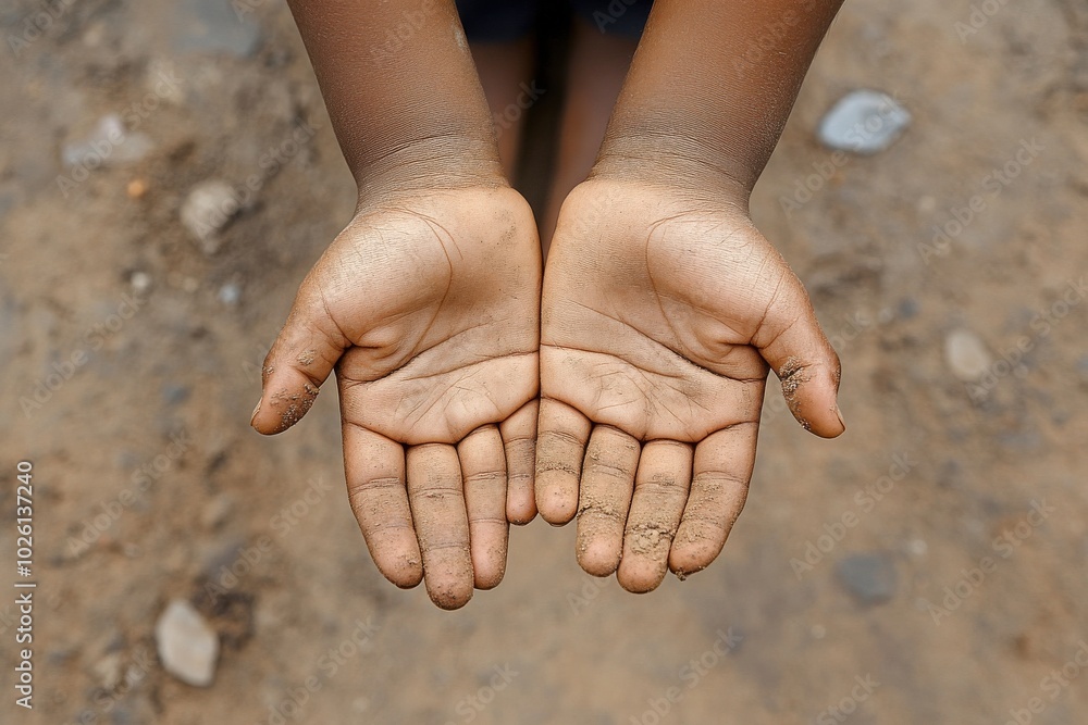 Open hands showing distress Open hands showing distress