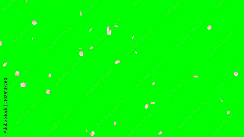 Rose Petals Falling On Green Screen 17 Rose Petals Falling On Green Screen 17