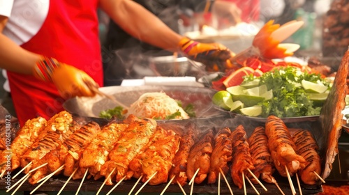 A culinary tour of the world most popular street foods, from Mexican tacos to Thai satay.