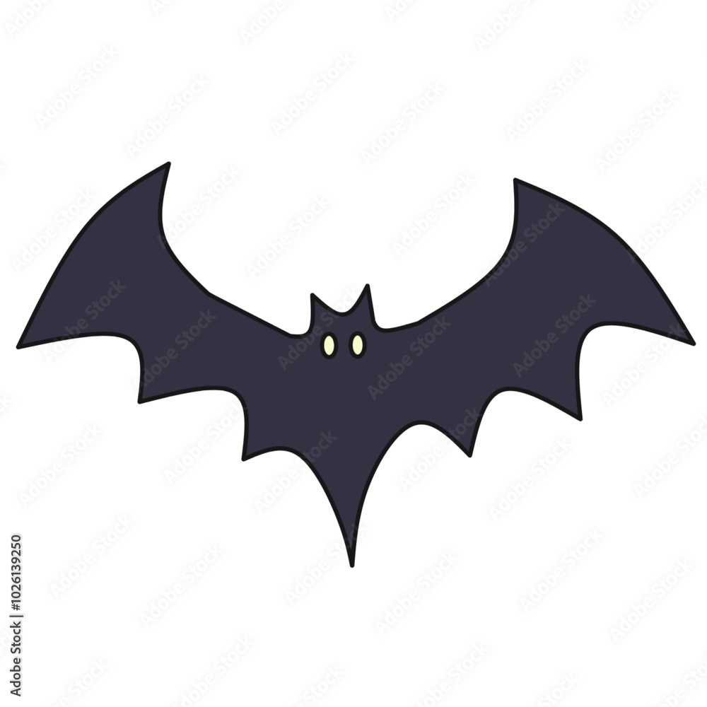 Fototapeta premium bat halloween vector