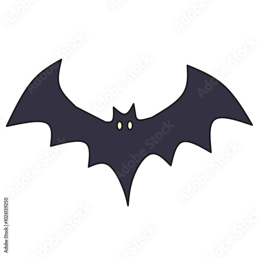 bat halloween vector