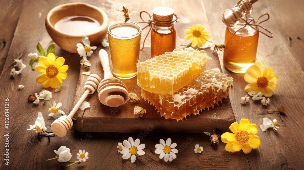 Apiaries supplying natural ingredients for cosmetic and medicinal products, promoting sustainability. Apiaries supplying natural ingredients for cosmetic and medicinal products, promoting sustainability.