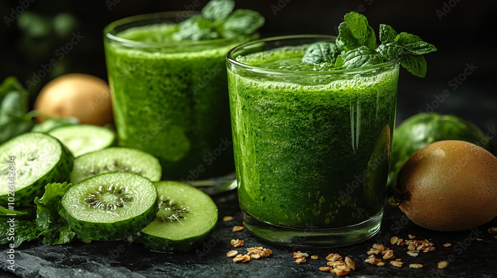 Refreshing Green Juice Shots photography Refreshing Green Juice Shots photography