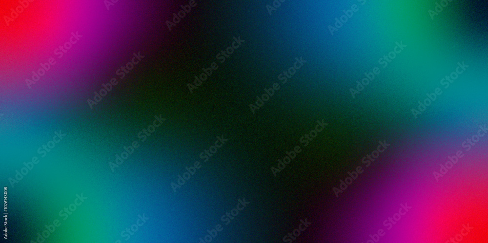Fototapeta premium Abstract gradient rainbow color and light colorful background. gradient background with grainy texture. Smooth transitions of iridescent colors. Blurred colored abstract background. 