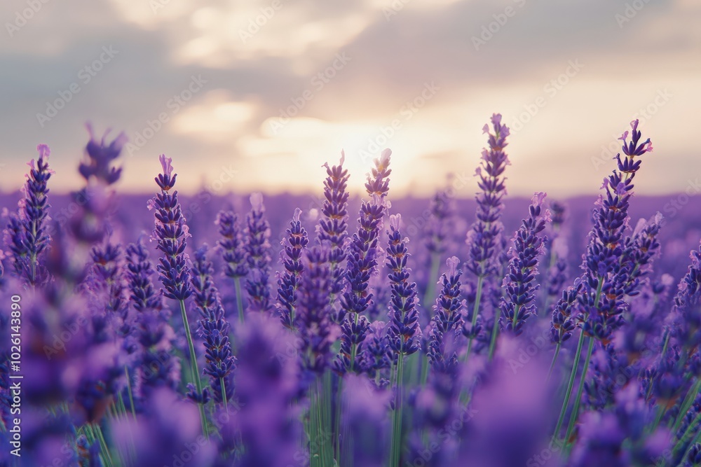 Lavender in full bloom closeup Lavender in full bloom closeup