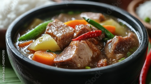 Beef Stew with Vegetables.