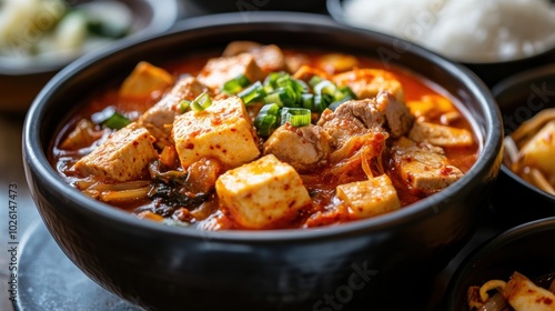 Kimchi Stew in Bowl.