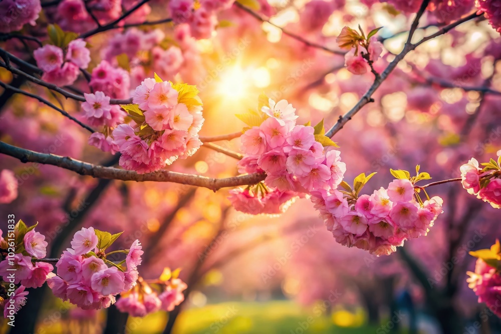 Stunning Sakura Blossom in High Depth of Field - Nature's Beauty Unveiled Stunning Sakura Blossom in High Depth of Field - Nature's Beauty Unveiled