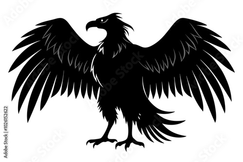 condor silhouette  vector illustration