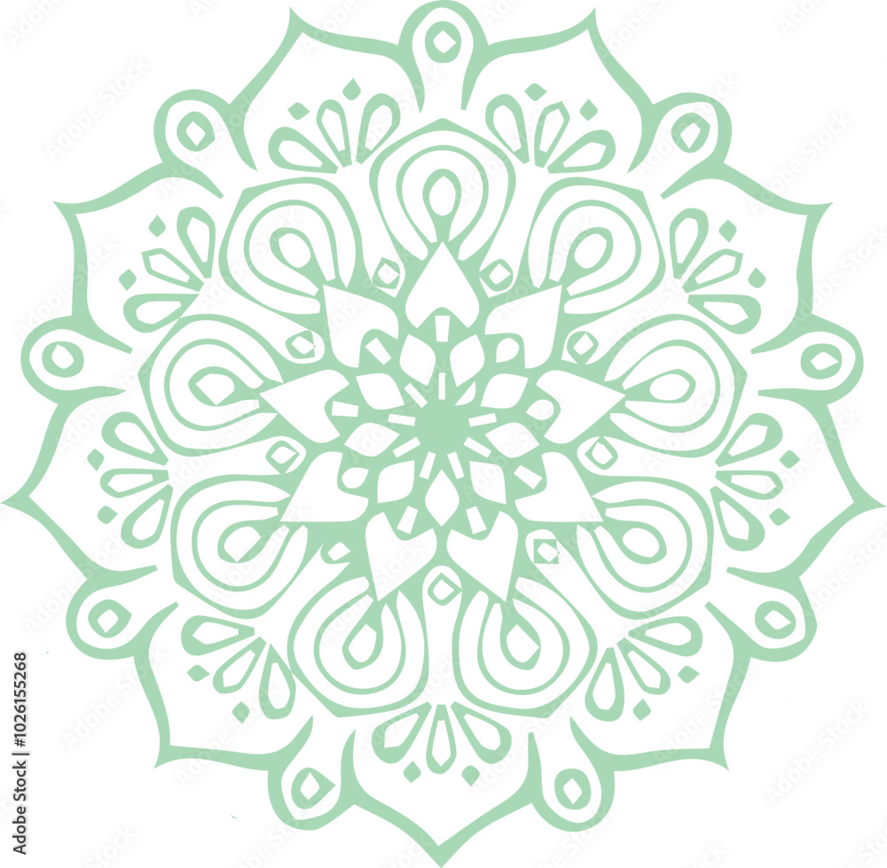 Beautiful flower art and mandala vector design Beautiful flower art and mandala vector design