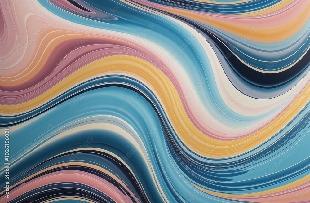 Glossy Abstract Wave Design with LightSteelBlue, Cyan, LightPink, Gold, and Goldenrod Shades Glossy Abstract Wave Design with LightSteelBlue, Cyan, LightPink, Gold, and Goldenrod Shades