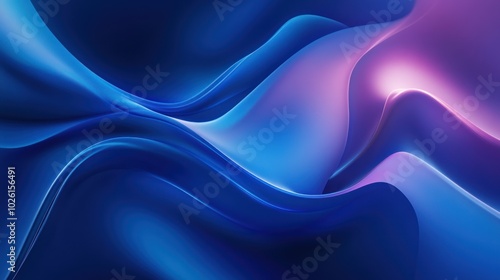 Wallpaper Mural Futuristic blue gradient for digital art Popular in tech-driven designs, ideal for innovation-focused brands, digital art, and tech presentations. Torontodigital.ca