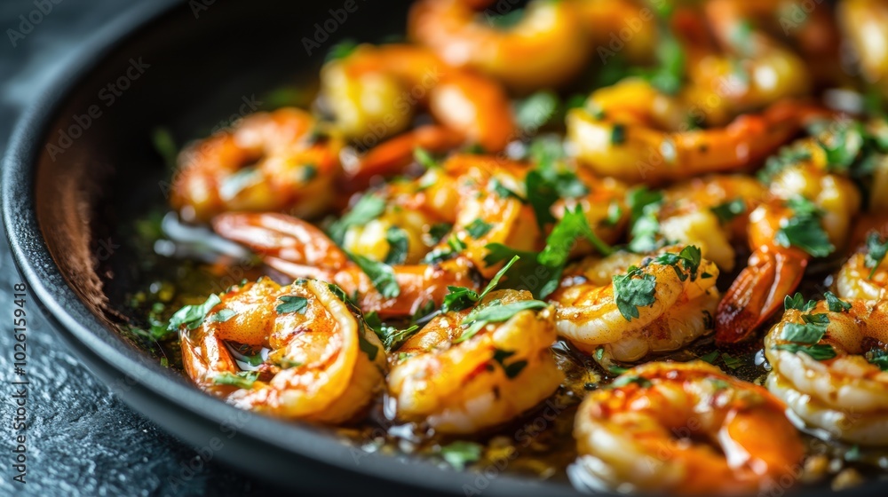Garlic Shrimp Pan. Garlic Shrimp Pan.
